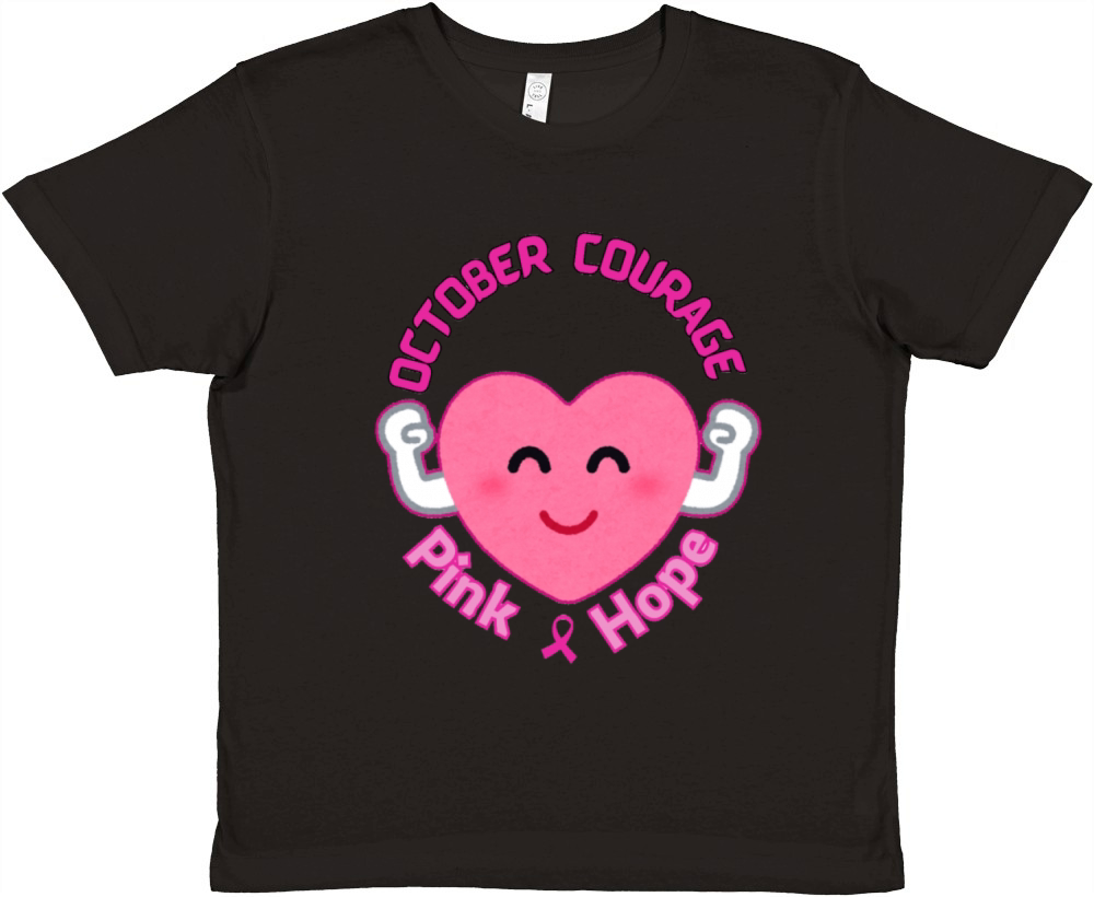October courage pink Premium Kids Crewneck T-shirt