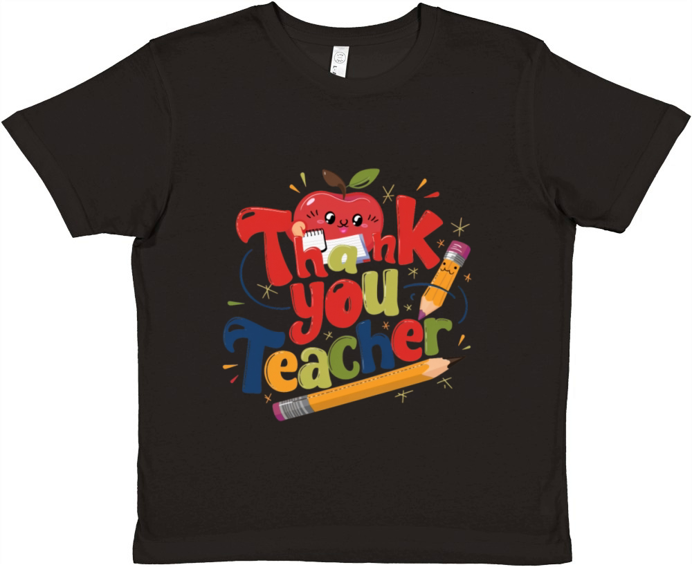 Thank You Teacher Premium Kids Crewneck T-shirt