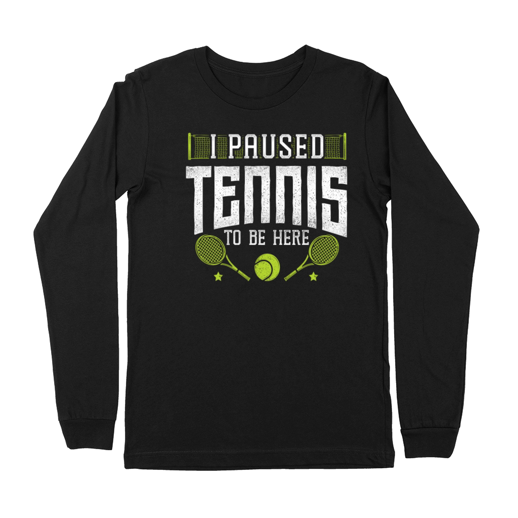 Funny Tennis Player Racket I Premium Long Sleeve