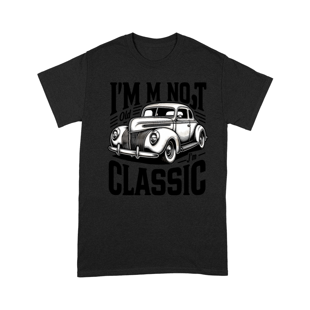 Vintage Retro Classic Car Illustration Art Premium T-shirt