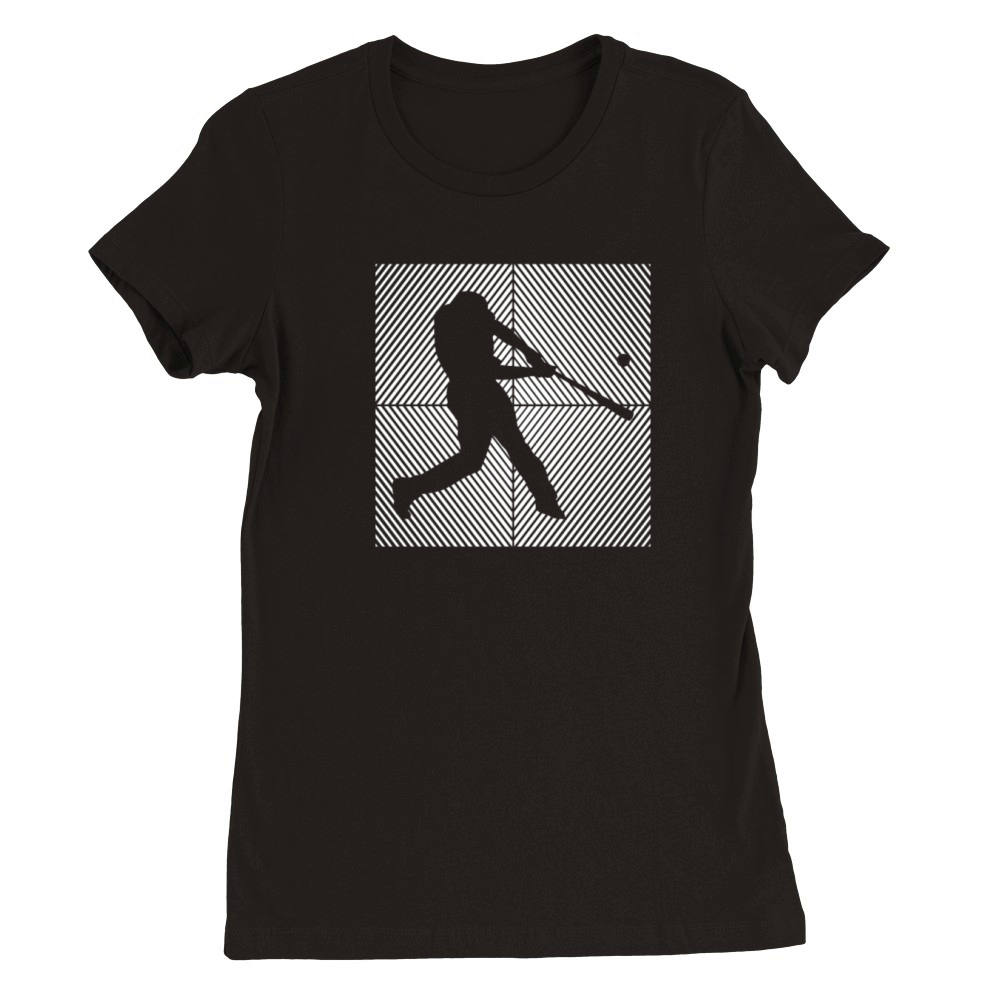 Baseball softball Baseball game Vintage Baseball Premium Womens Crewneck T-shirt