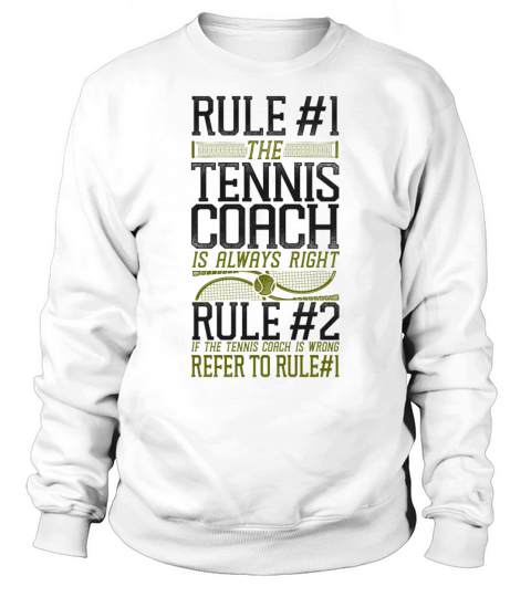Funny Tennis Player Racket Coach Sweatshirt Unisex