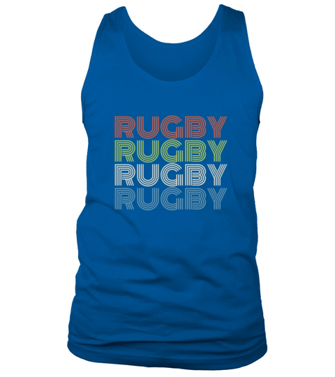 Rugby Coach Retro Vintage Cool Rugby Tank Top Unisex