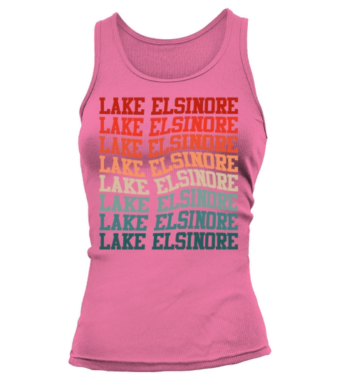 LAKE ELSINORE CALIFORNIA USA Golden State Lakes Tank top Woman