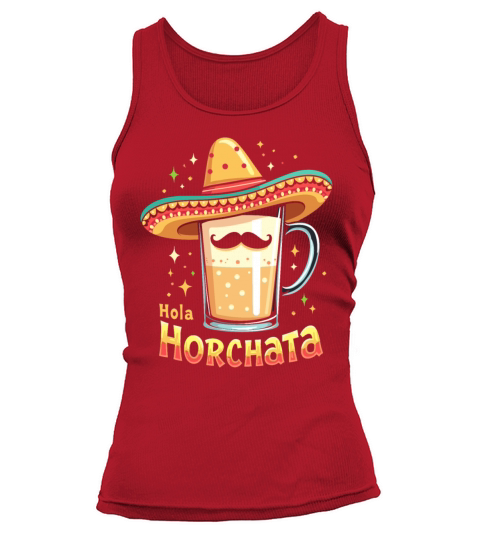 Vintage Retro Style Horchata Mexican Drink Summer Tank top Woman