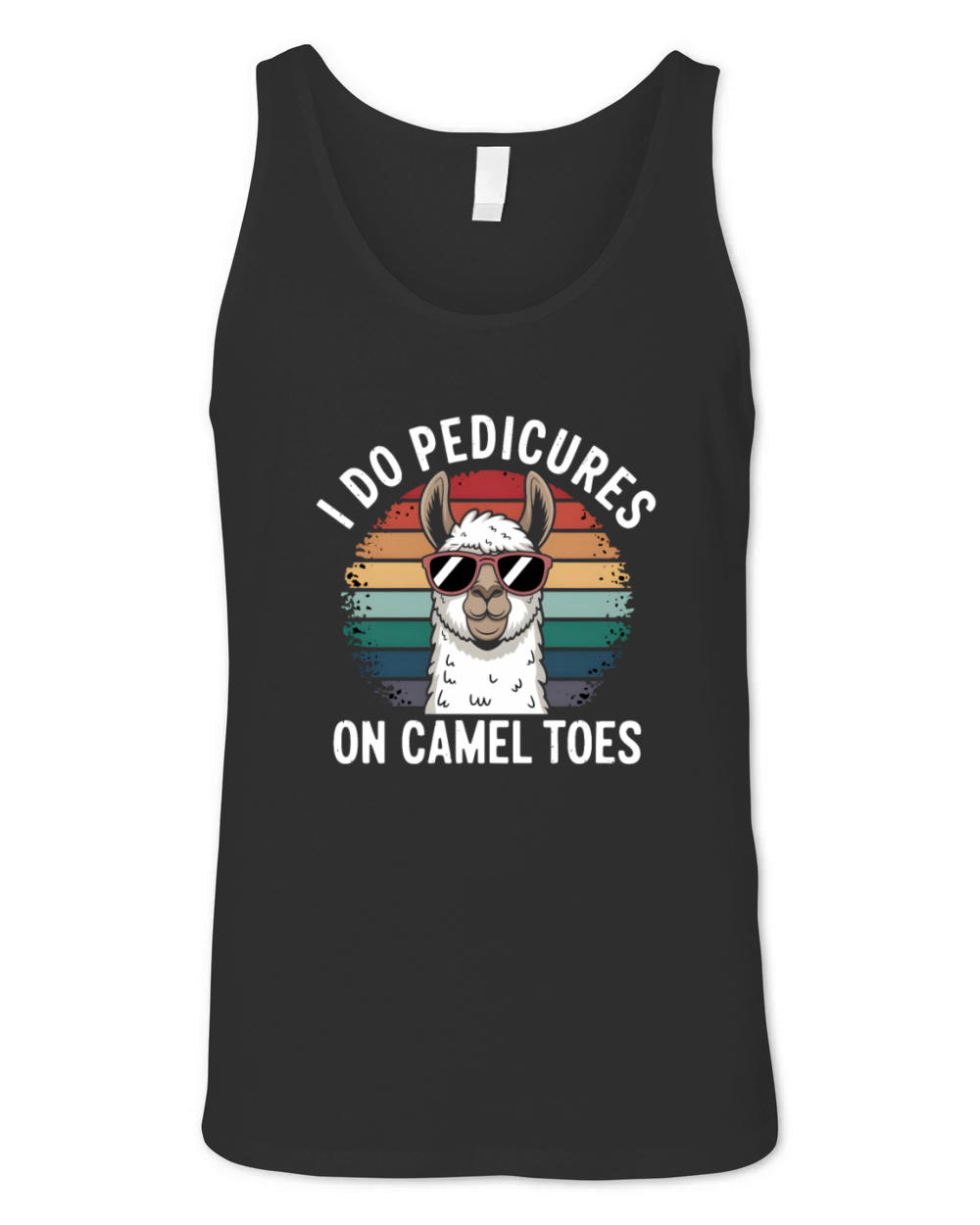 i do pedicures on camel toes Unisex Jersey Tank