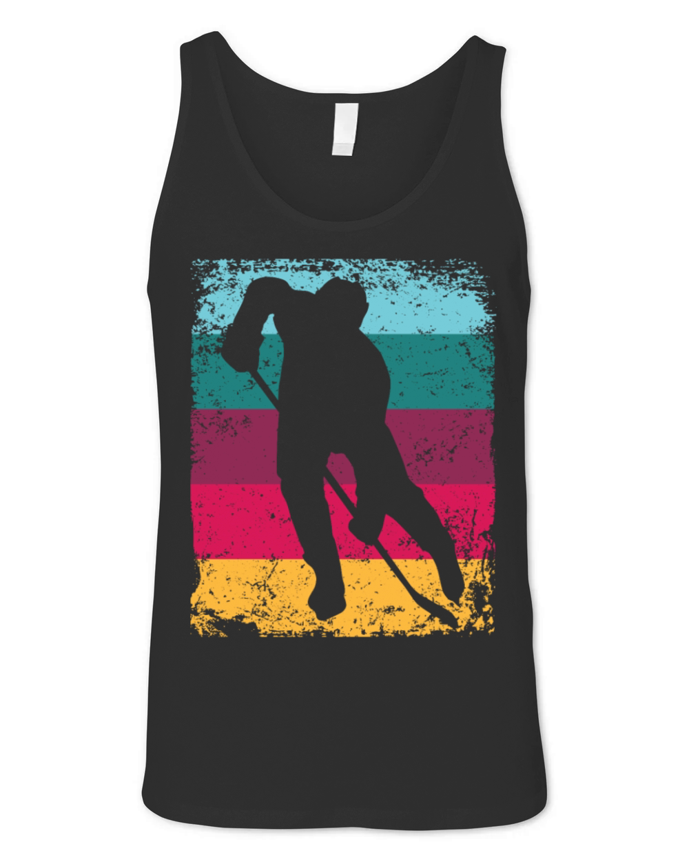 Ice Hockey Player Vintage Ice Hockey Unisex Jersey Tank