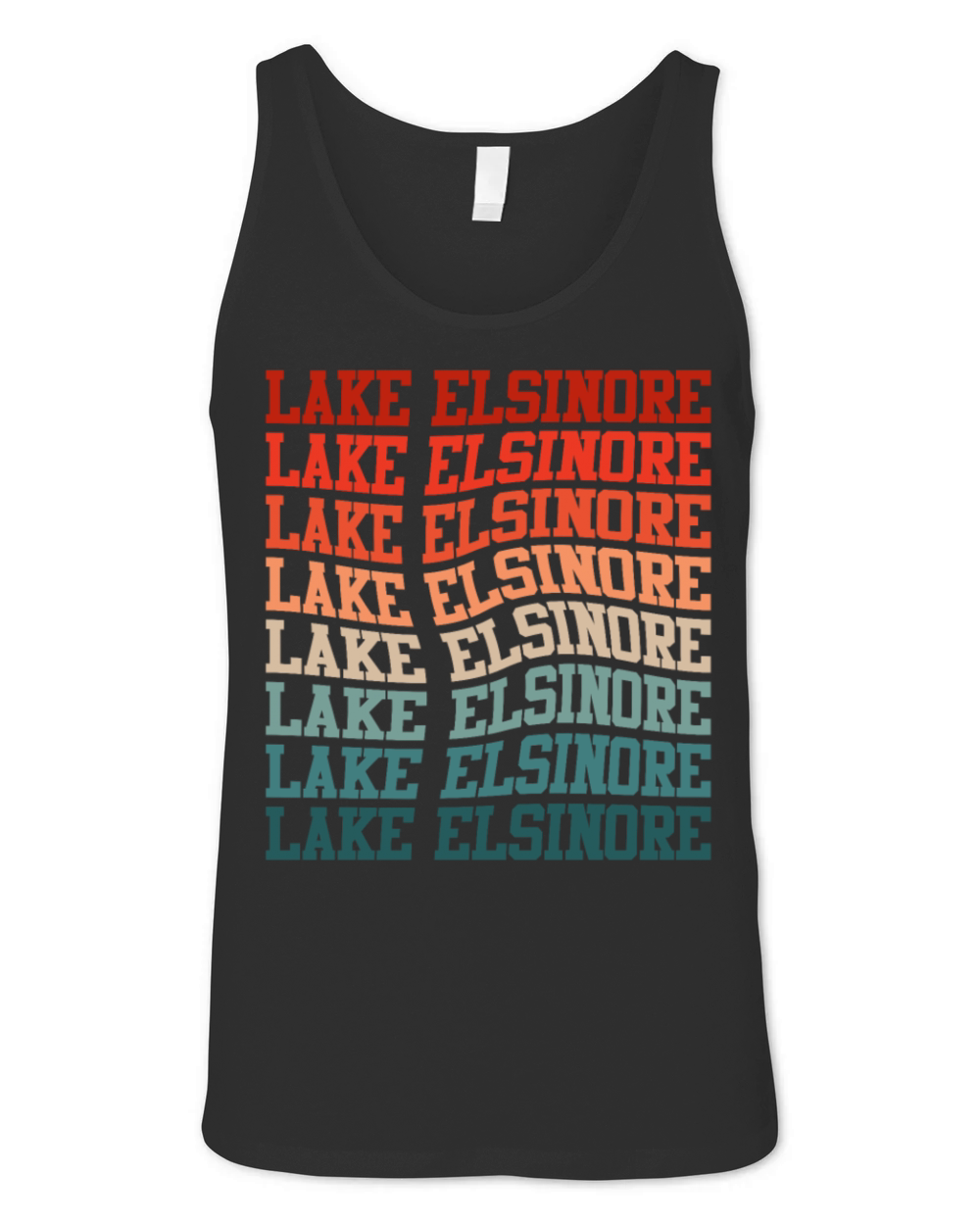 LAKE ELSINORE CALIFORNIA USA Golden State Lakes Unisex Jersey Tank