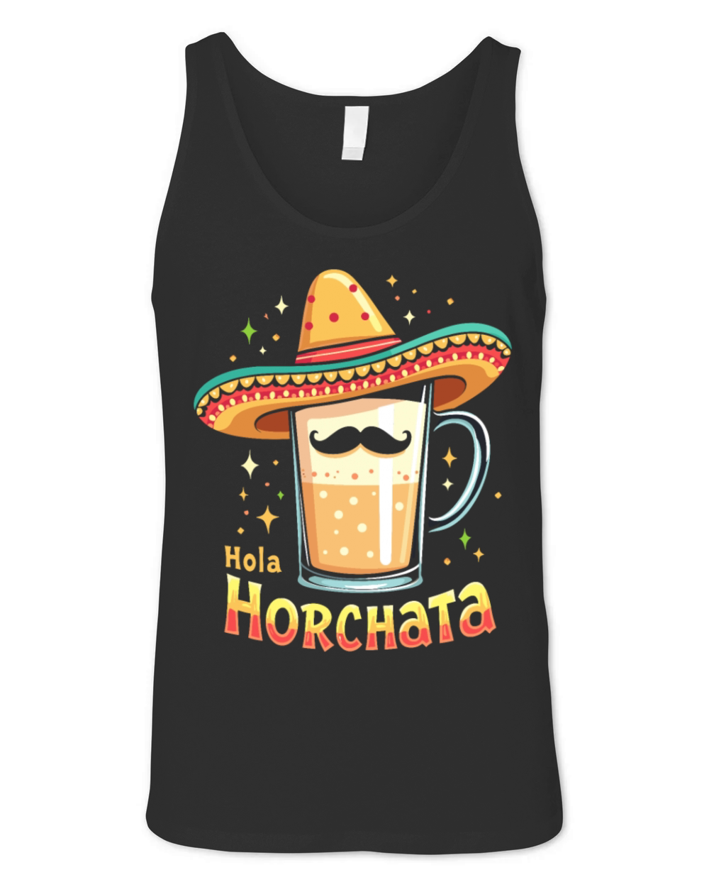 Vintage Retro Style Horchata Mexican Drink Summer Unisex Jersey Tank