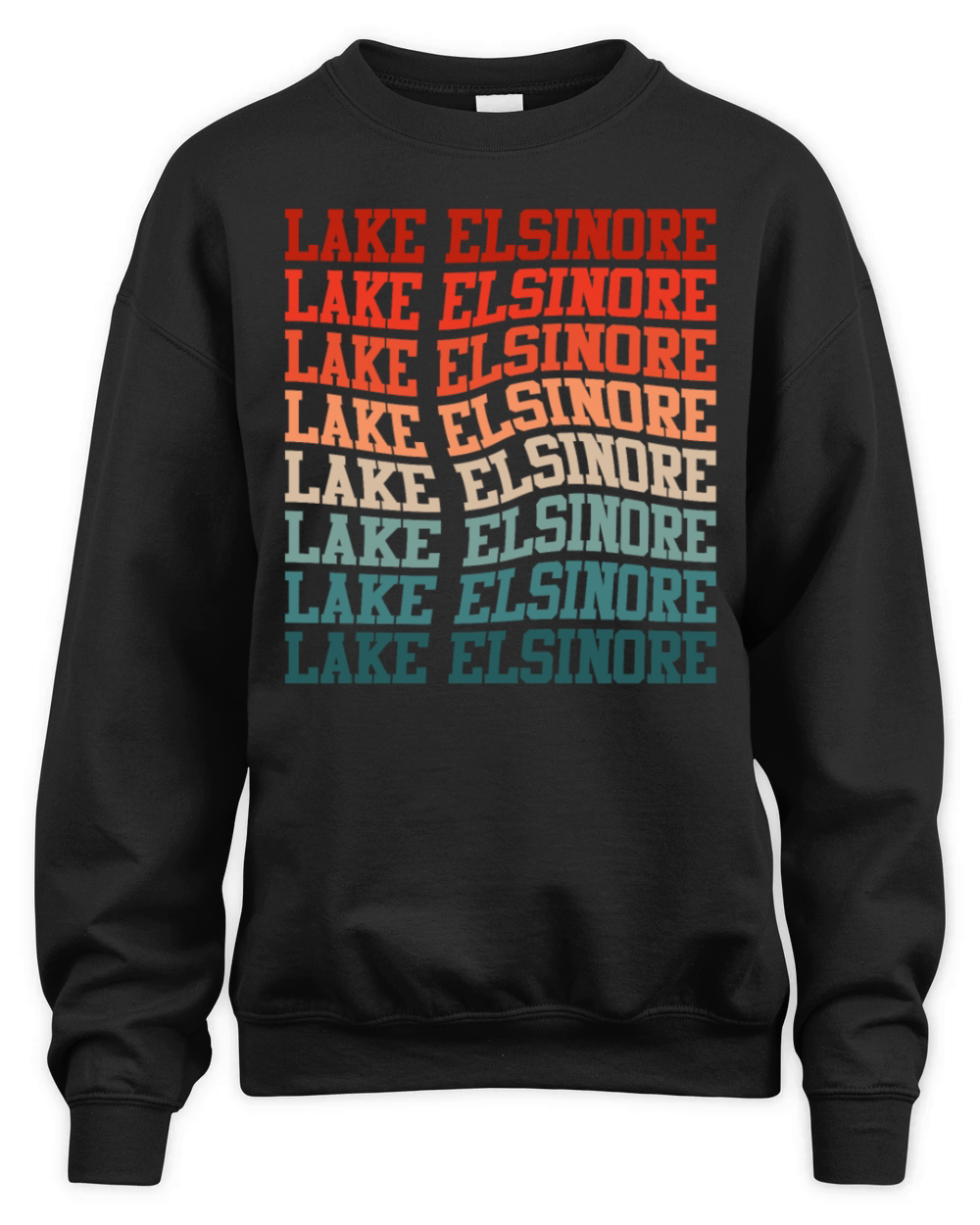 LAKE ELSINORE CALIFORNIA USA Golden State Lakes Unisex Premium Crewneck Sweatshirt