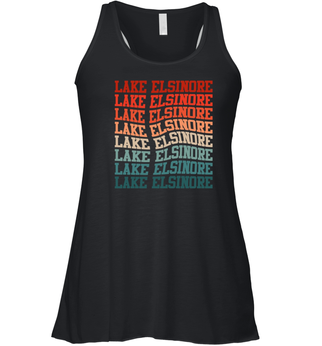 LAKE ELSINORE CALIFORNIA USA Golden State Lakes Women's Flowy Tank Top