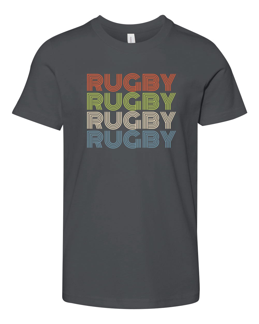 Rugby Coach Retro Vintage Cool Rugby Youth Unisex Jersey Tee