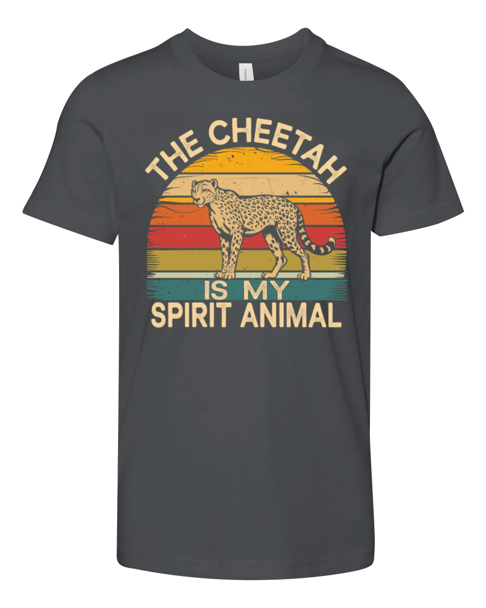 The Cheetah Is My Spirit Animal Youth Unisex Jersey Tee