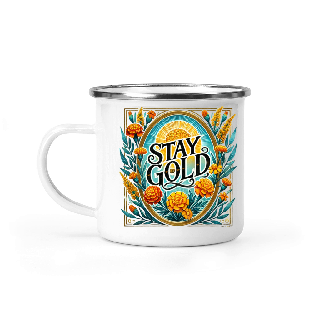 Stay Gold Camping Mug