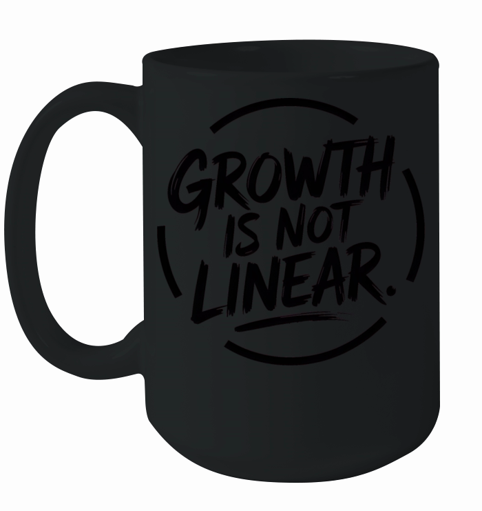 Growth Is Not Linear Ceramic Mug