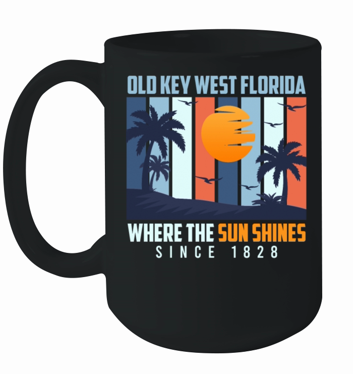 Sunshine-State OLD KEY-WEST FLORIDA THE SUN SHINES Ceramic Mug