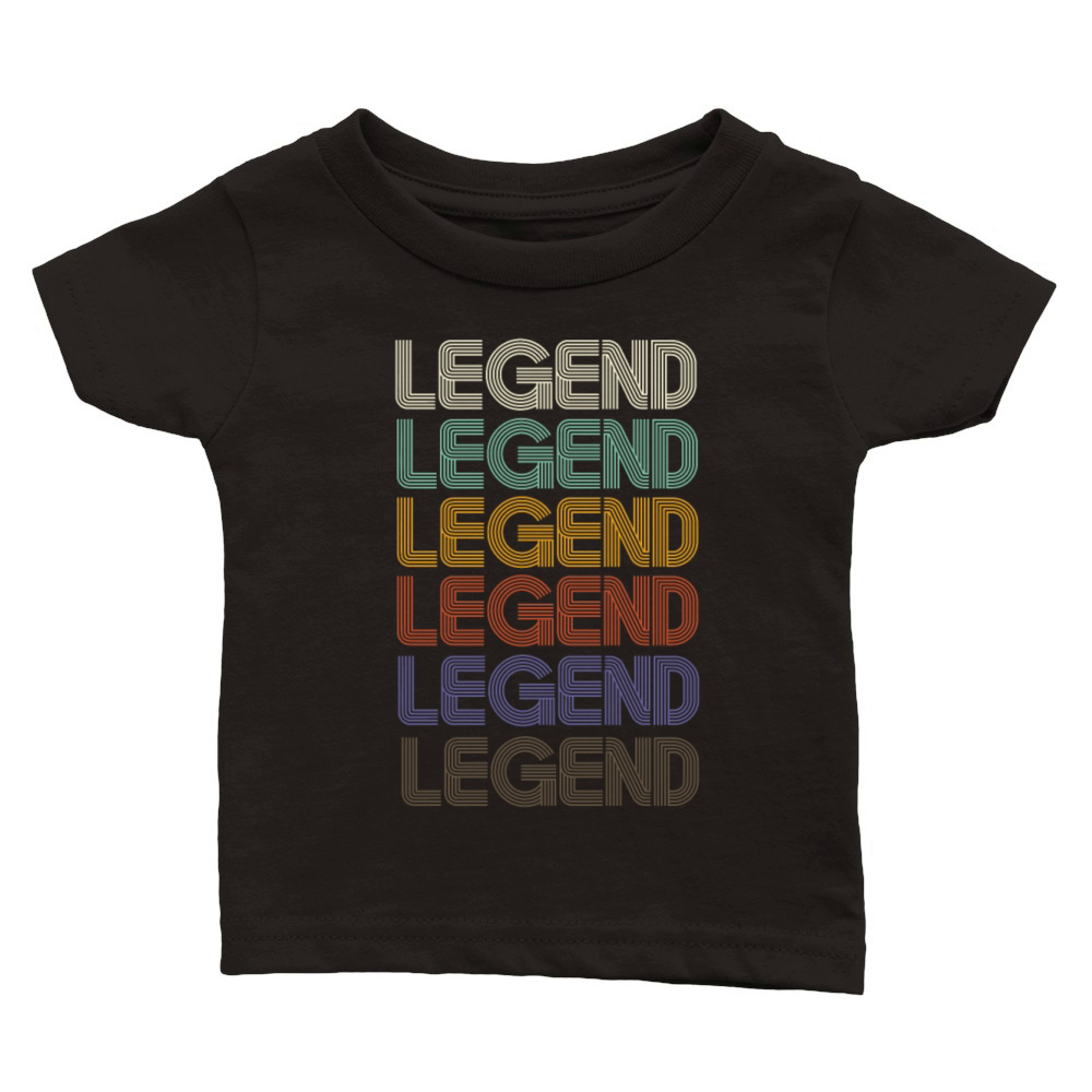 LEGEND First Name Retro Pattern Vintage Stylet Classic Baby Crewneck T-shirt