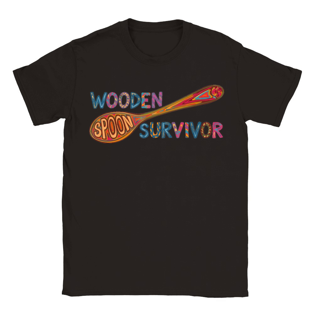 Wooden Spoon Survivor colorful Classic Kids Crewneck T-shirt