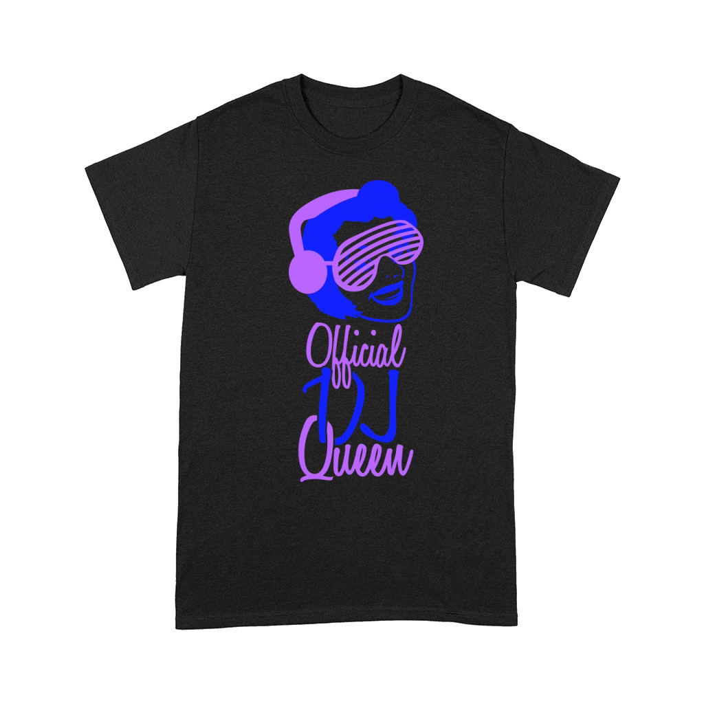 Official DJ Queen Party Retro Vintage Head Face Comfort T-shirt