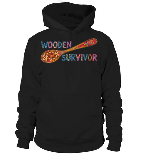 Wooden Spoon Survivor colorful Hoodie Unisex