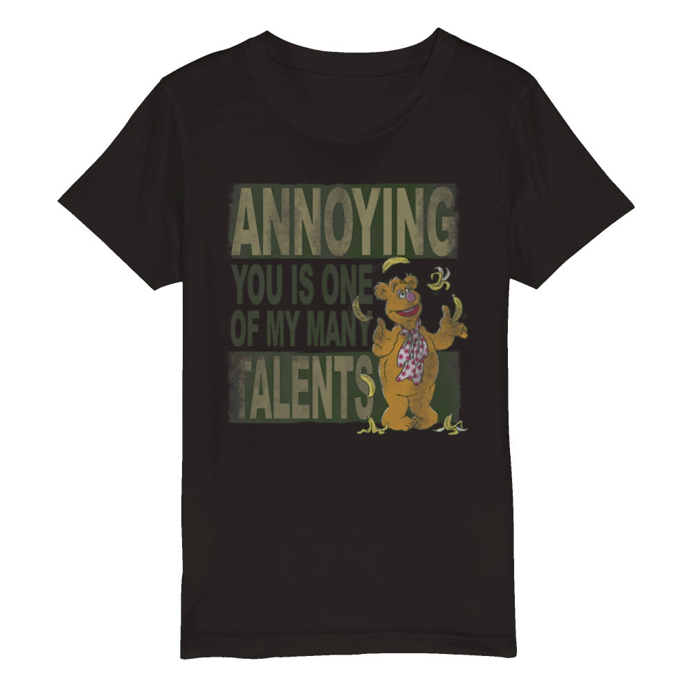 Fozzie Bear Annoying You Talent Vintage Organic Kids Crewneck T-shirt