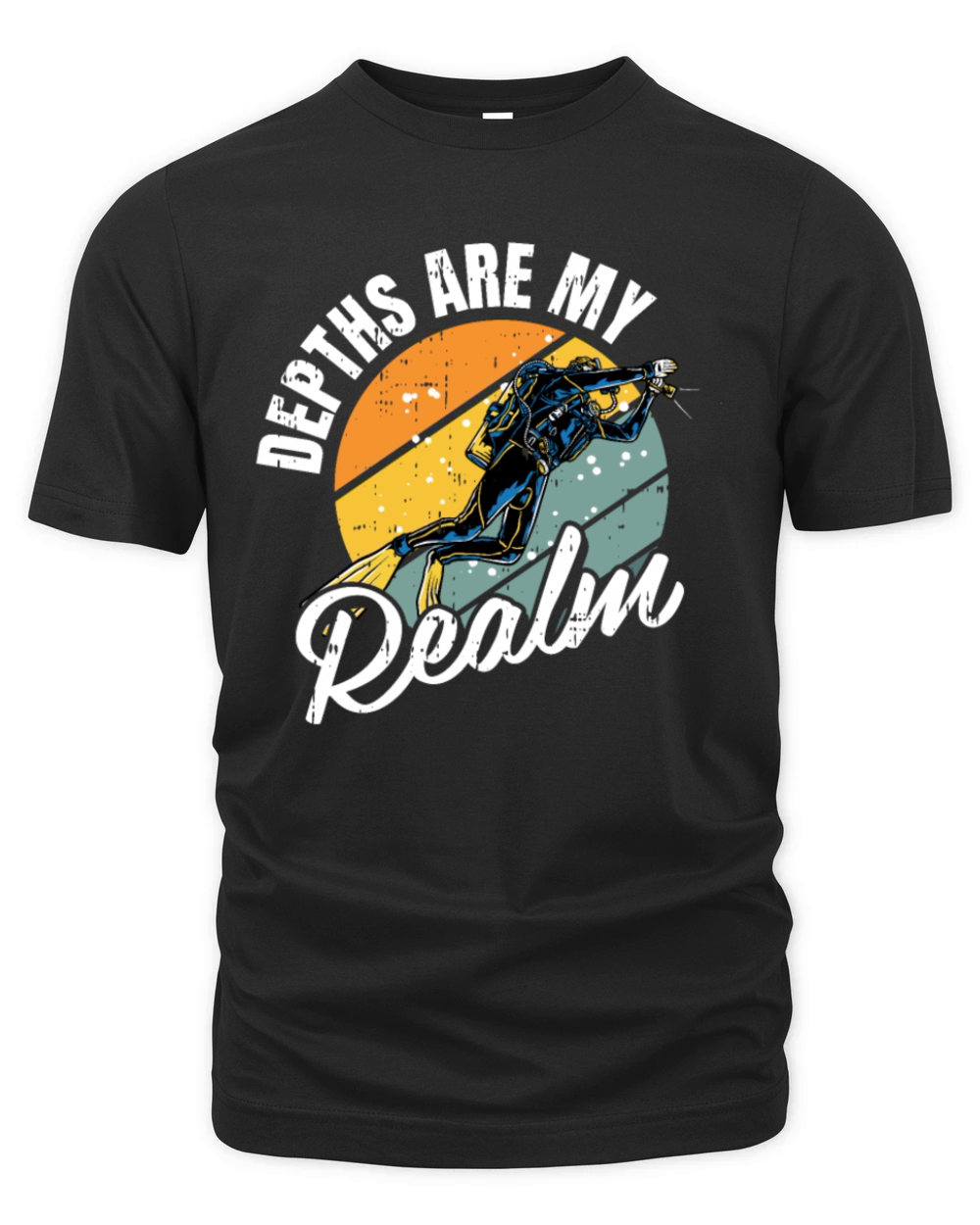 Depths Are My Realm Diver Organic Unisex T-shirt