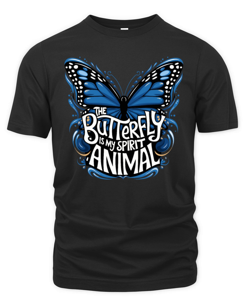 The Butterfly Is My Spirit Animal Organic Unisex T-shirt