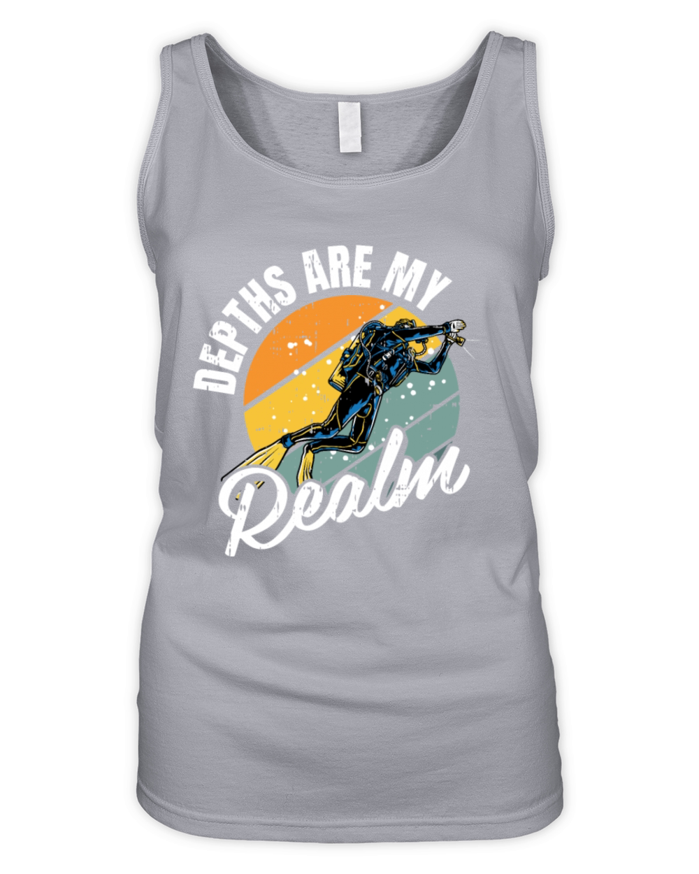 Depths Are My Realm Diver Organic Women's Tank Top
