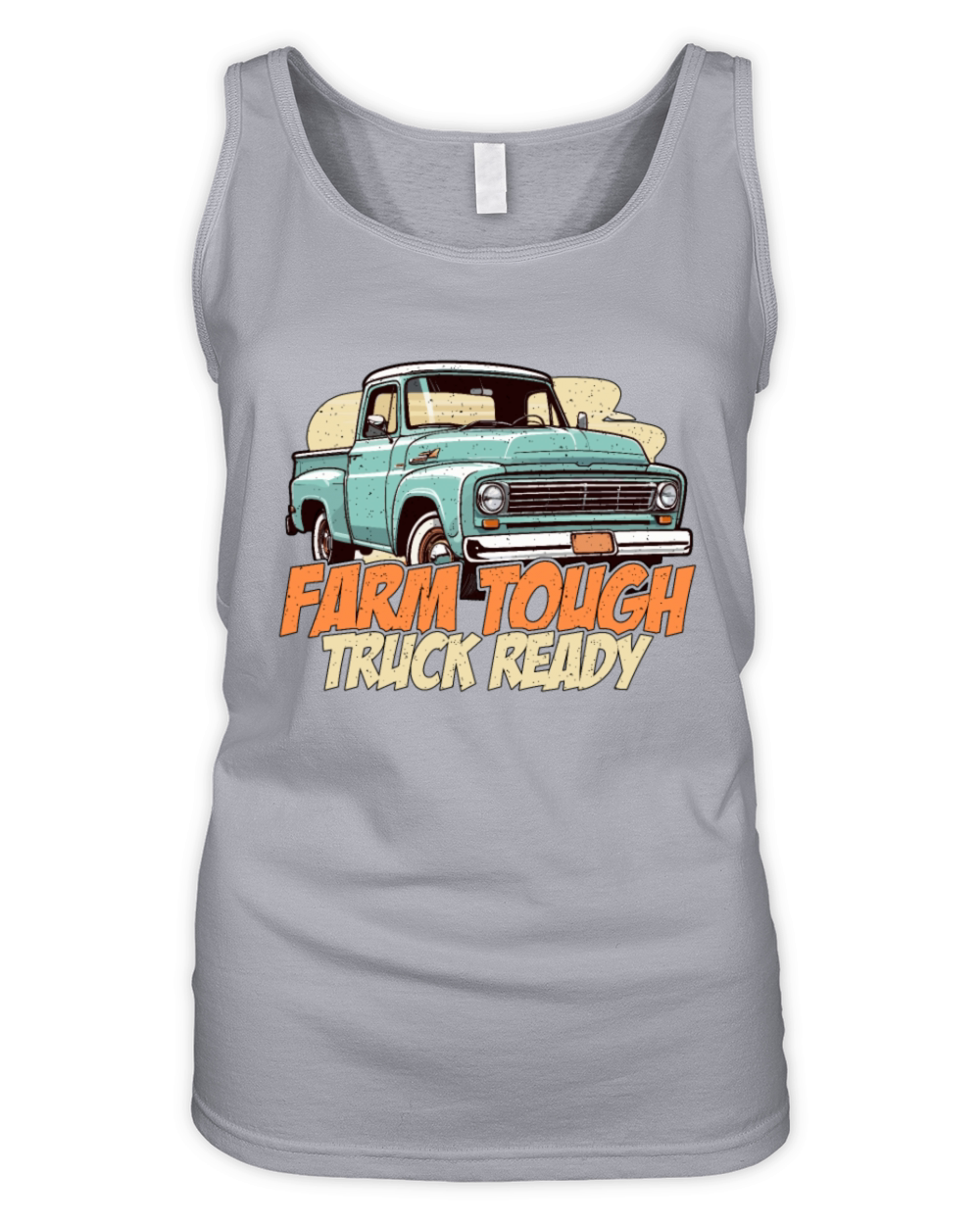 Pickup Truck Farm Tough Truck Off-Road Vehicle Organic Women's Tank Top