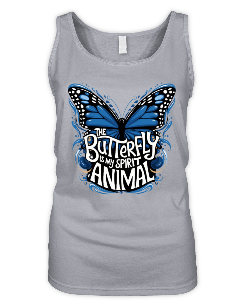 The Butterfly Is My Spirit Animal Organic Women's Tank Top