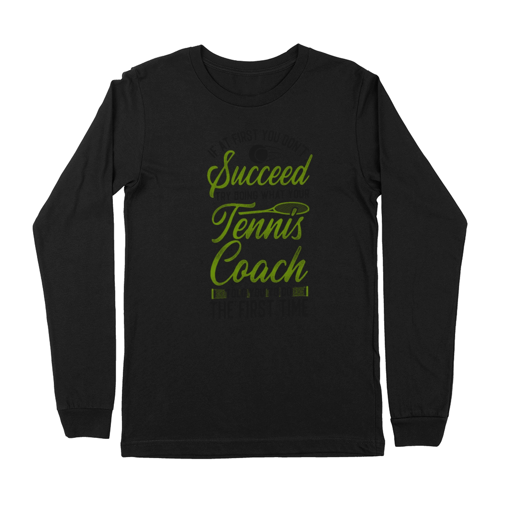 Funny Tennis Player Racket Coach Premium Long Sleeve