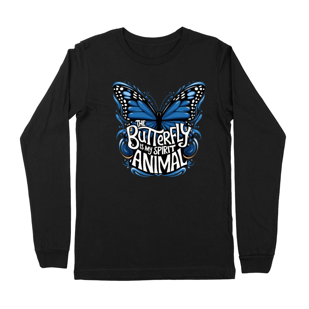 The Butterfly Is My Spirit Animal Premium Long Sleeve