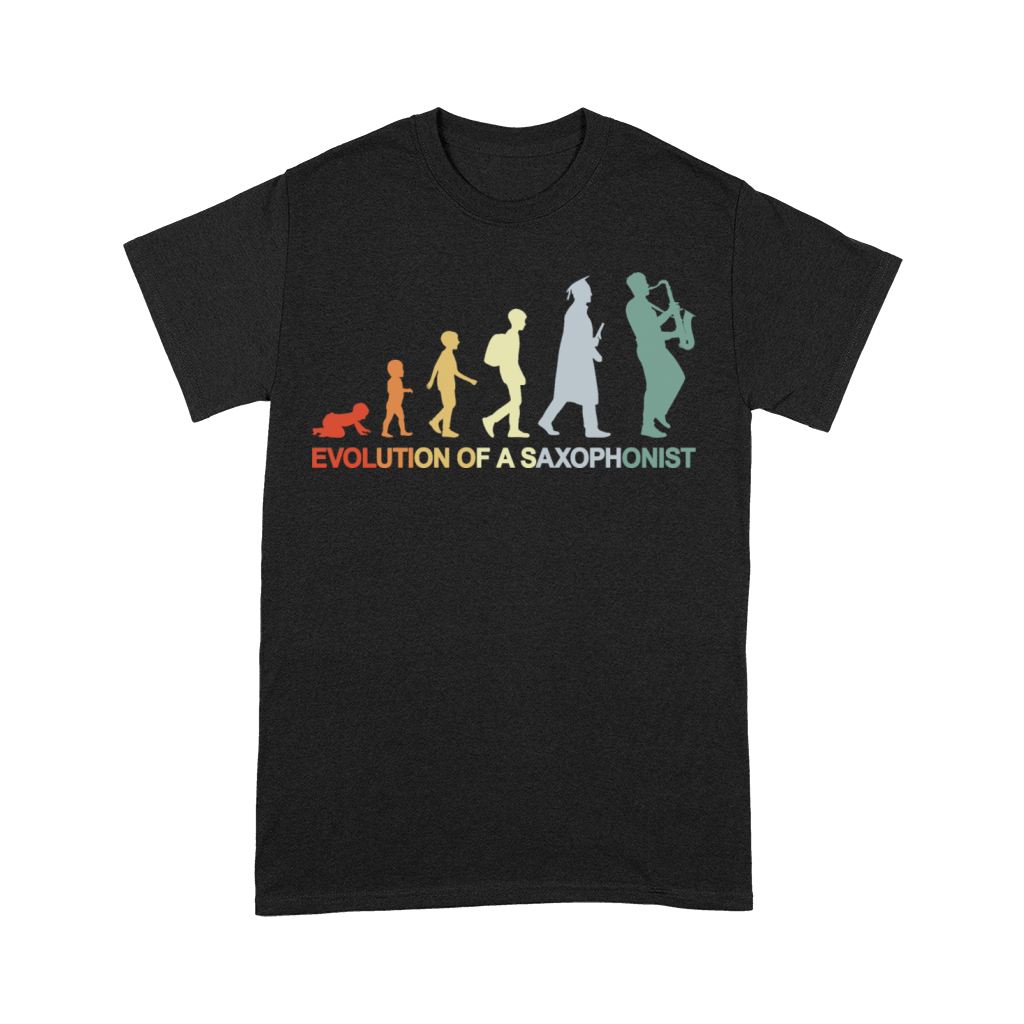 Vintage Saxophonist Evolution Premium T-shirt
