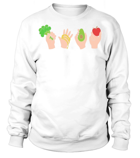 Fruit And Veggie Diet Food Dietitian Nutritionist Sweatshirt Unisex