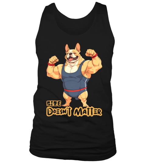 Funny Muscular Dog Design Tank Top Unisex