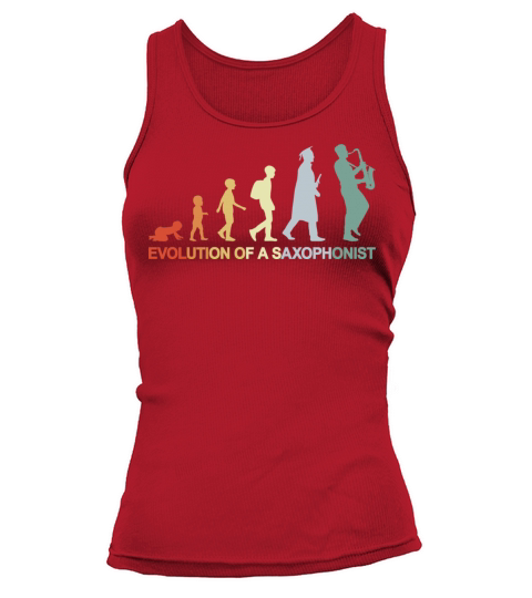Vintage Saxophonist Evolution Tank top Woman