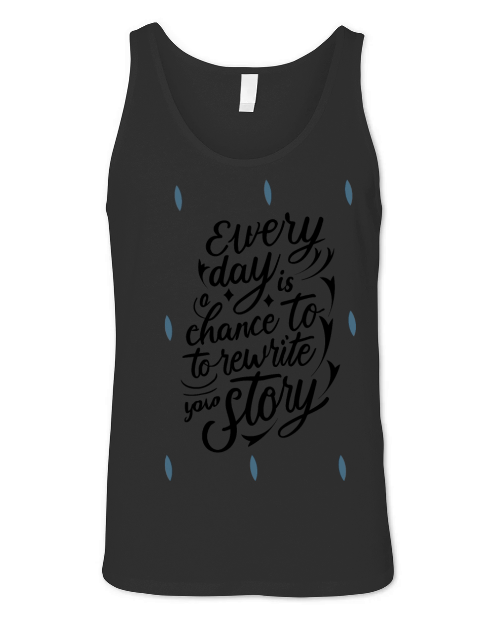Encouraging Believe in Yourself Message Design Unisex Jersey Tank