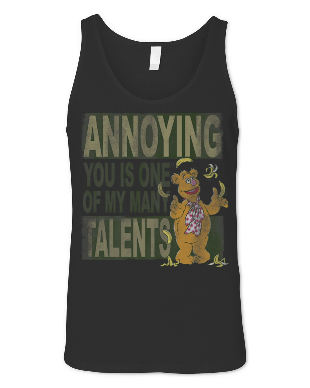 Fozzie Bear Annoying You Talent Vintage Unisex Jersey Tank
