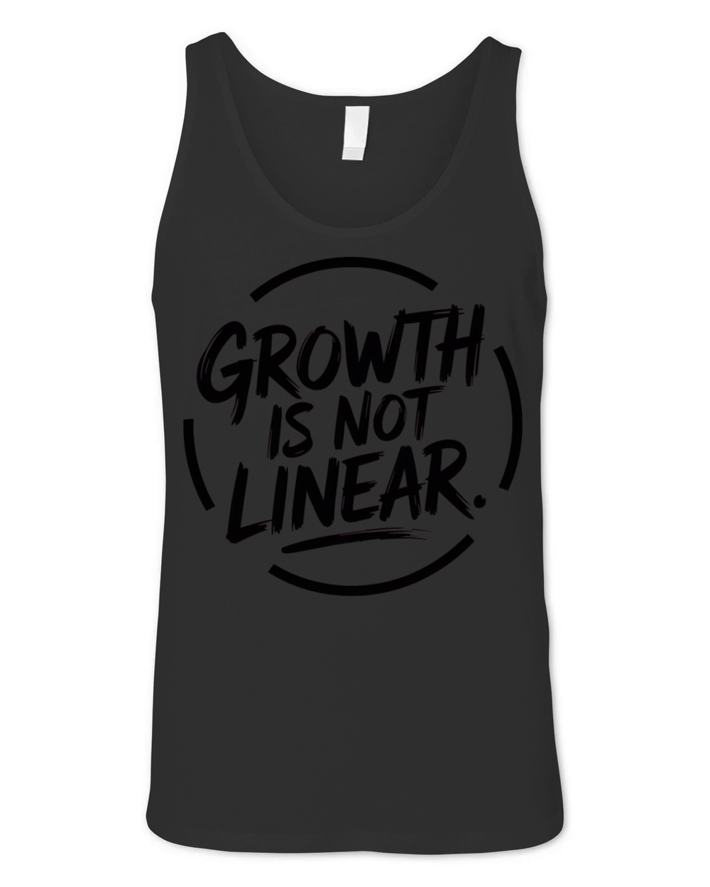Growth Is Not Linear Unisex Jersey Tank
