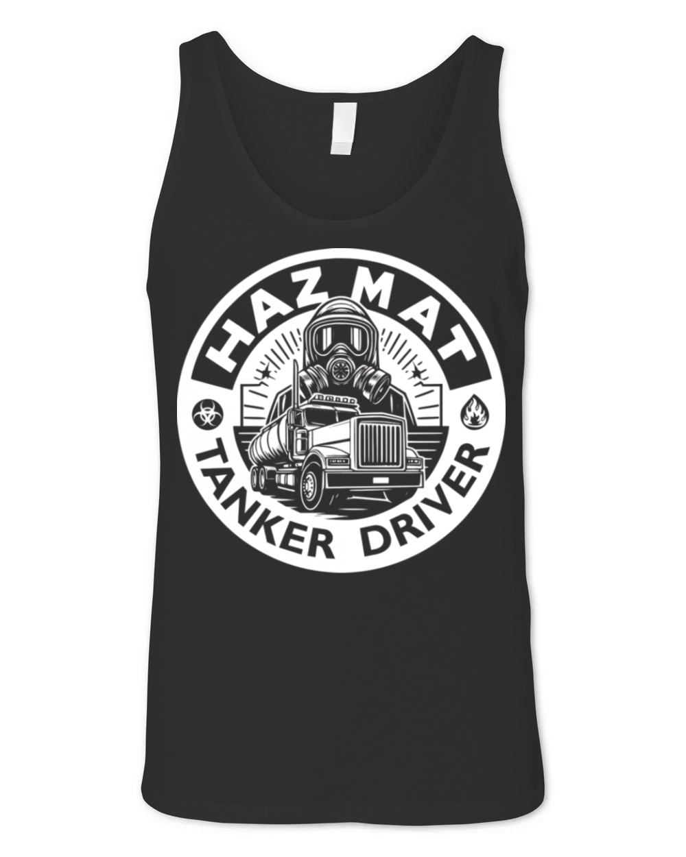 Hazmat Tanker Driver Unisex Jersey Tank
