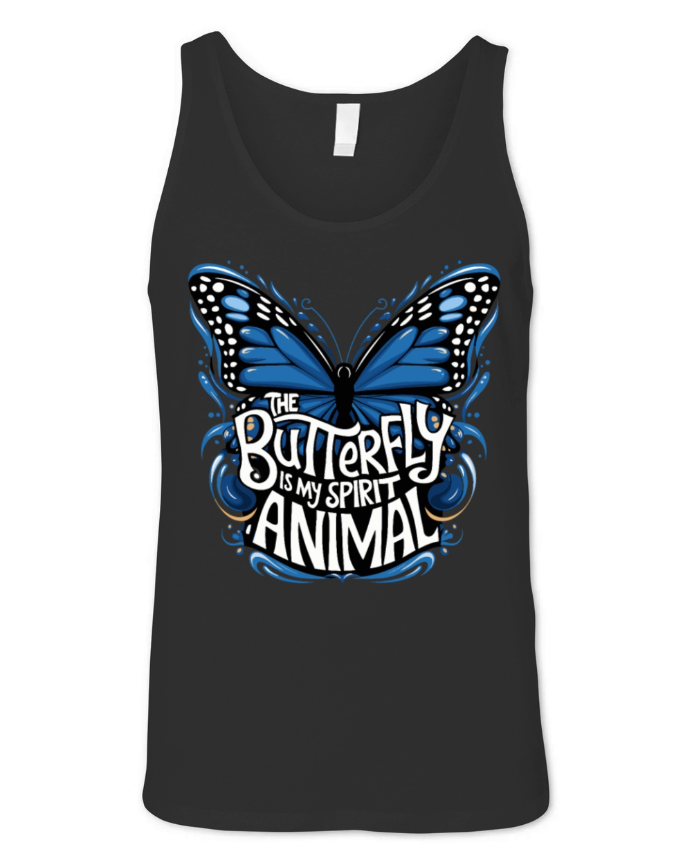 The Butterfly Is My Spirit Animal Unisex Jersey Tank