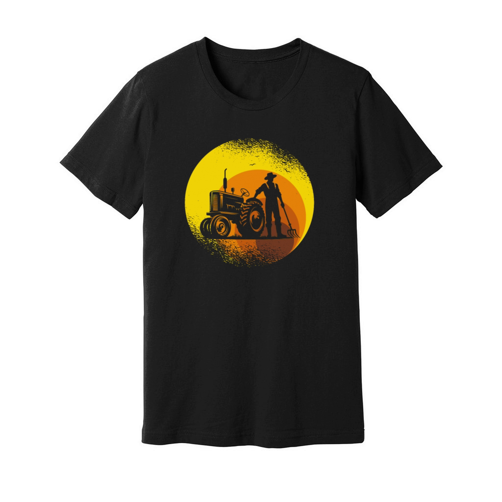 Farmer Agriculture Farm birthdays 70s Years Unisex Jersey Tee