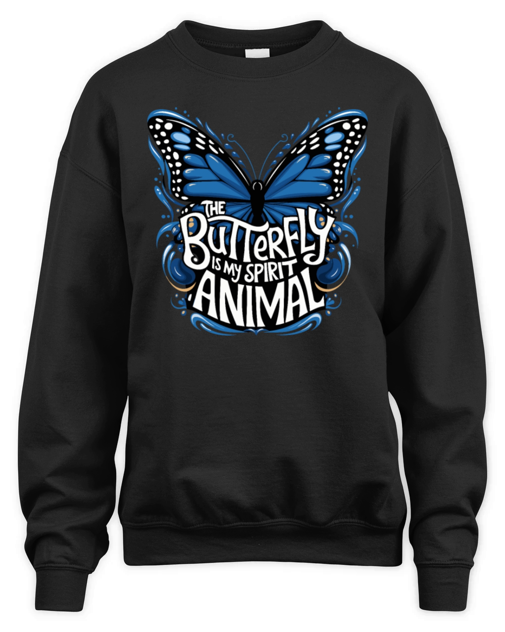The Butterfly Is My Spirit Animal Unisex Premium Crewneck Sweatshirt
