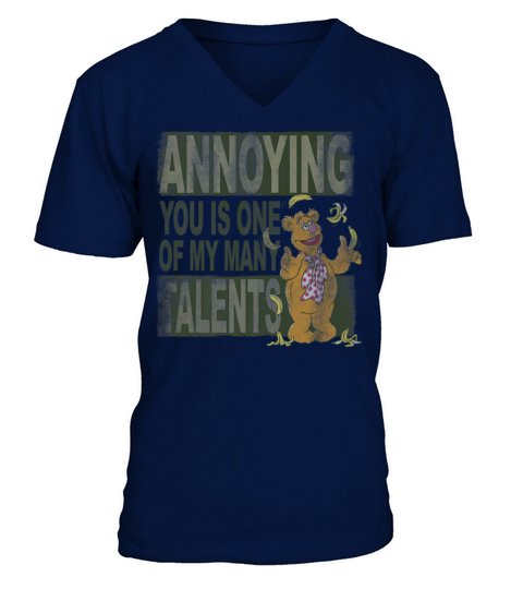 Fozzie Bear Annoying You Talent Vintage V-Neck T-shirt