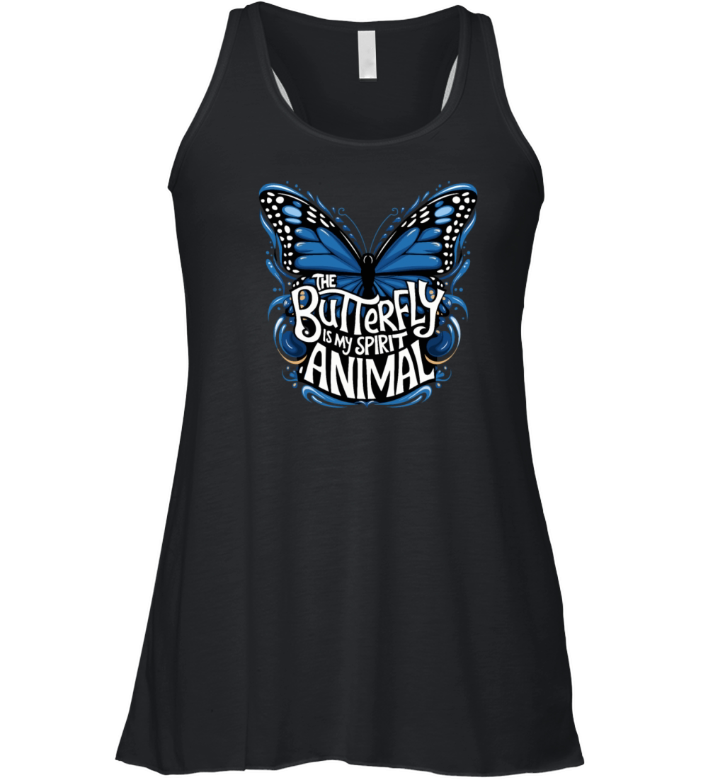 The Butterfly Is My Spirit Animal Women's Flowy Tank Top