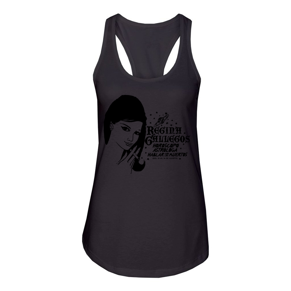Vintage Mexican Astrologer with Psychic Gifts Women's Racerback Tank