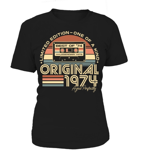 Vintage 1974 Retro 50th birthday present Women's T-Shirt