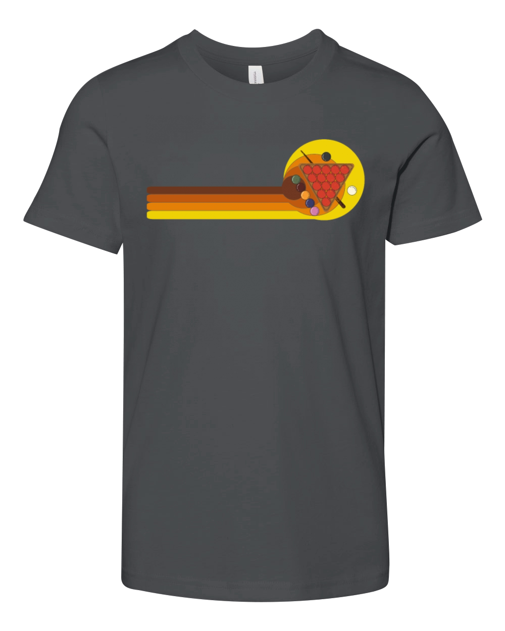 Billiard pool-Billiard table games Vintage Youth Unisex Jersey Tee