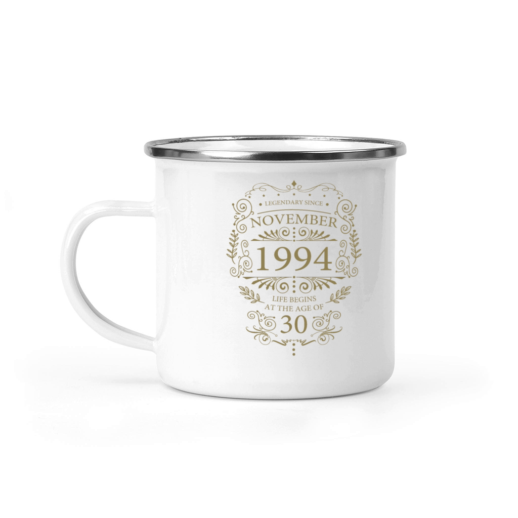 Legendary since November 1994 30th birthday Camping Mug