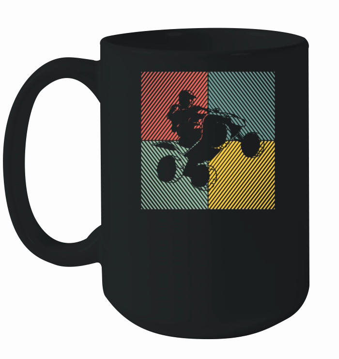 ATV Quad bike Offroad Vehicles Vintage Quad ATV Ceramic Mug